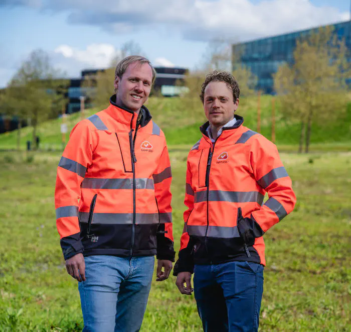 Links Koen van Ekdom, rechts Siemen Everts